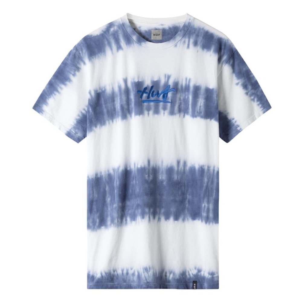 Huf Tie Dye Blue Striped Tee